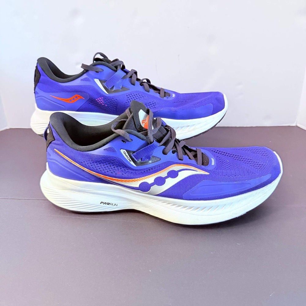 Saucony Guide 15 Mens Running Shoes Prospect Blue Black S20684-16 Size 11